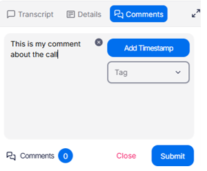 comments normal